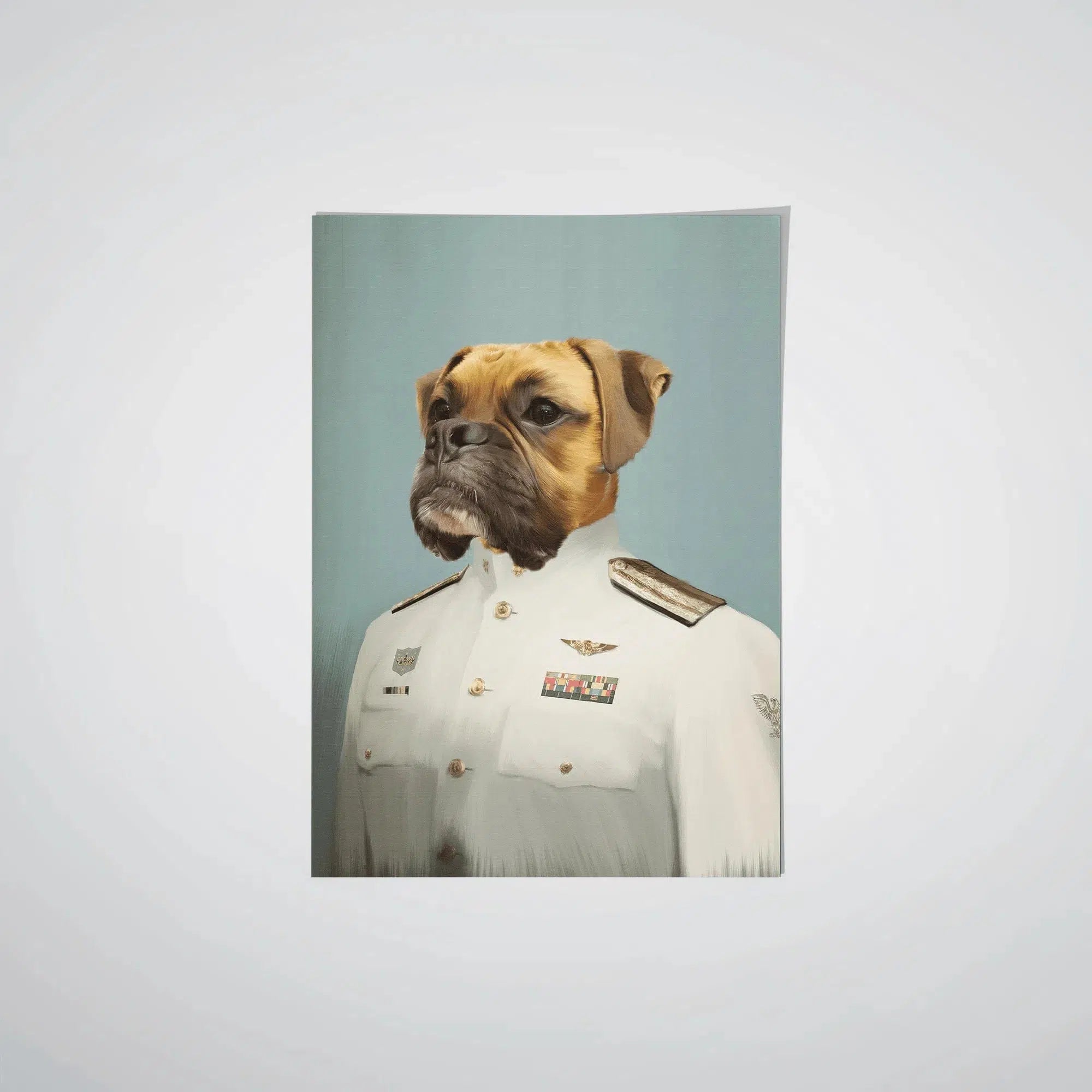 Crown and Paw - Poster The Male Coast Guard - Custom Pet Poster
