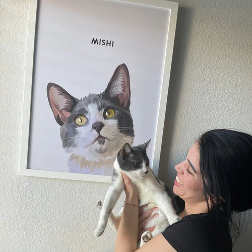 Modern Pet Portrait - One Pet