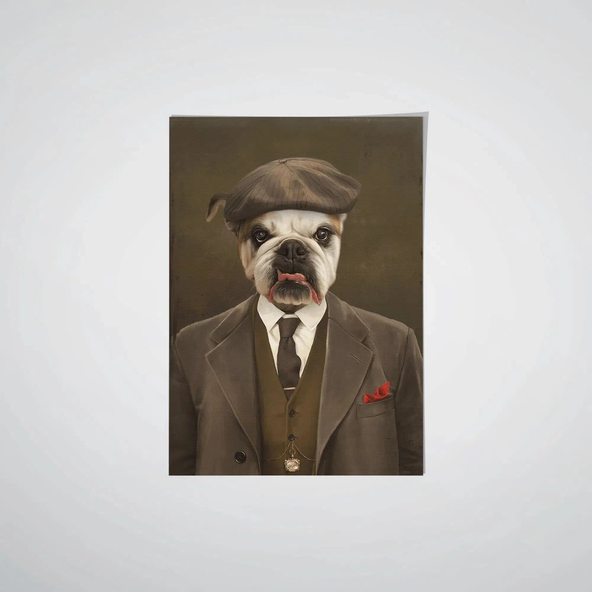 Crown and Paw - Poster The British Gangster - Custom Pet Poster 8.3" x 11.7" / Unframed