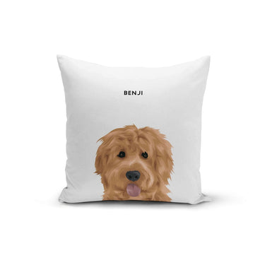 Modern Pet Face Throw Pillow - One Pet