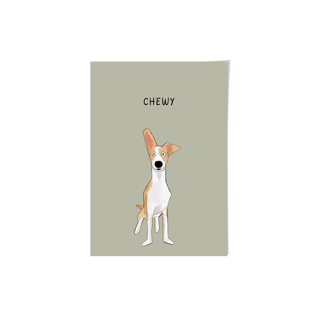 Funny Pet Cartoon Art Print - One Pet