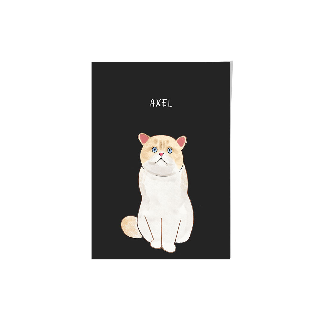 Funny Pet Cartoon Art Print - One Pet