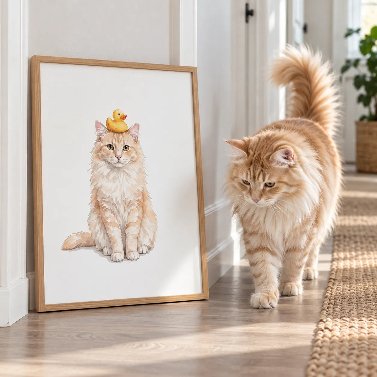 Rubber Ducky Pet Portrait