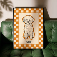 Checkered Pet Portrait