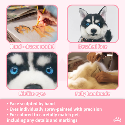 Custom Pet Lifelike Replica - Stuffed Clone of Your Pet