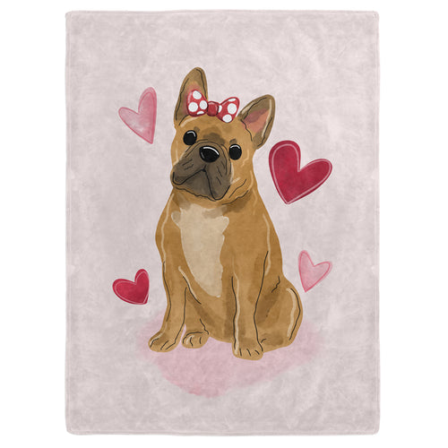 Sweet Pet Portrait Blanket - One Pet