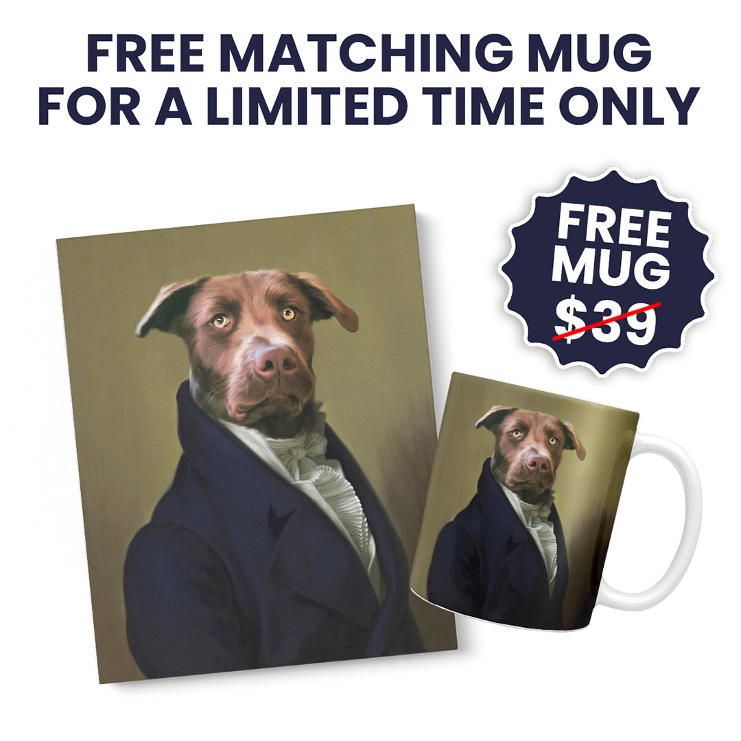 The Ambassador - Custom Pet Canvas