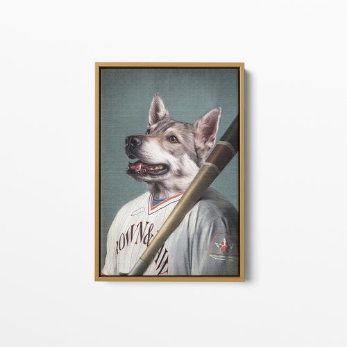 The Baseball Player - Custom Pet Canvas