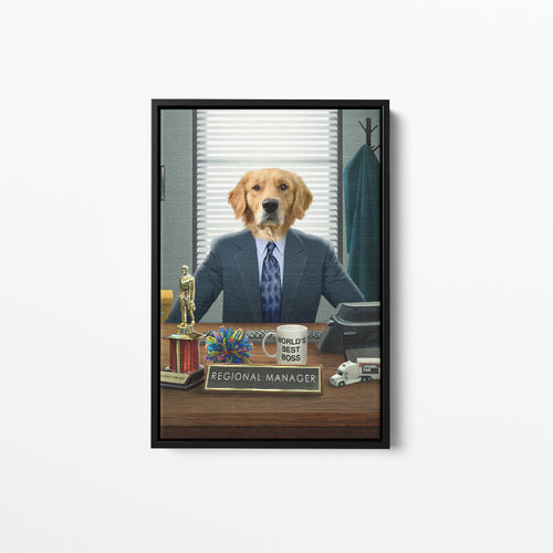 The Best Boss - Custom Pet Canvas