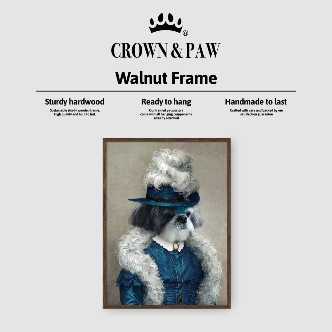 Crown and Paw - Poster The Boa Lady - Custom Pet Poster