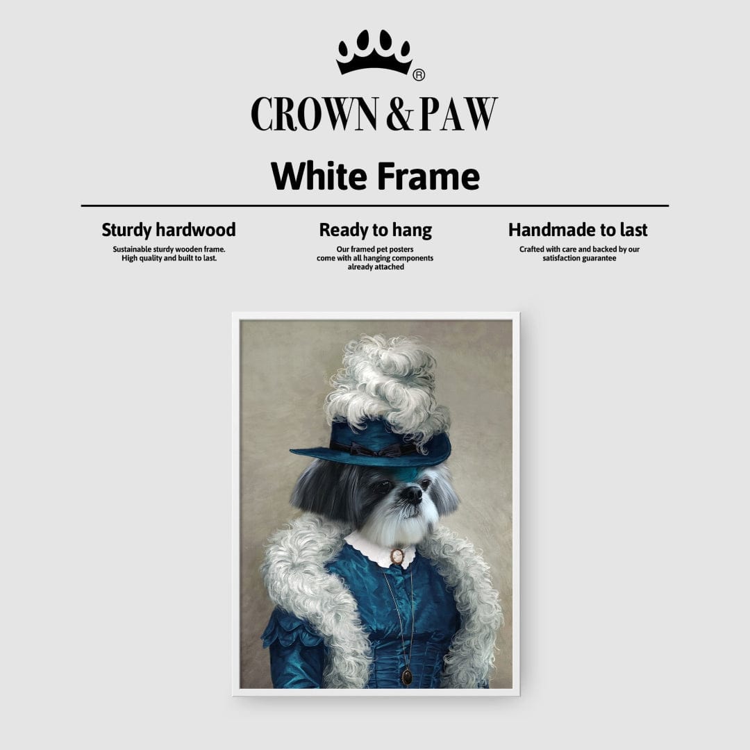 Crown and Paw - Poster The Boa Lady - Custom Pet Poster