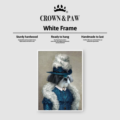 Crown and Paw - Poster The Boa Lady - Custom Pet Poster