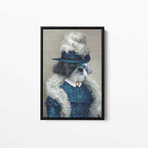 The Boa Lady - Custom Pet Canvas