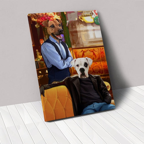 Crown and Paw - Canvas Boy Room Mates - Custom Pet Canvas