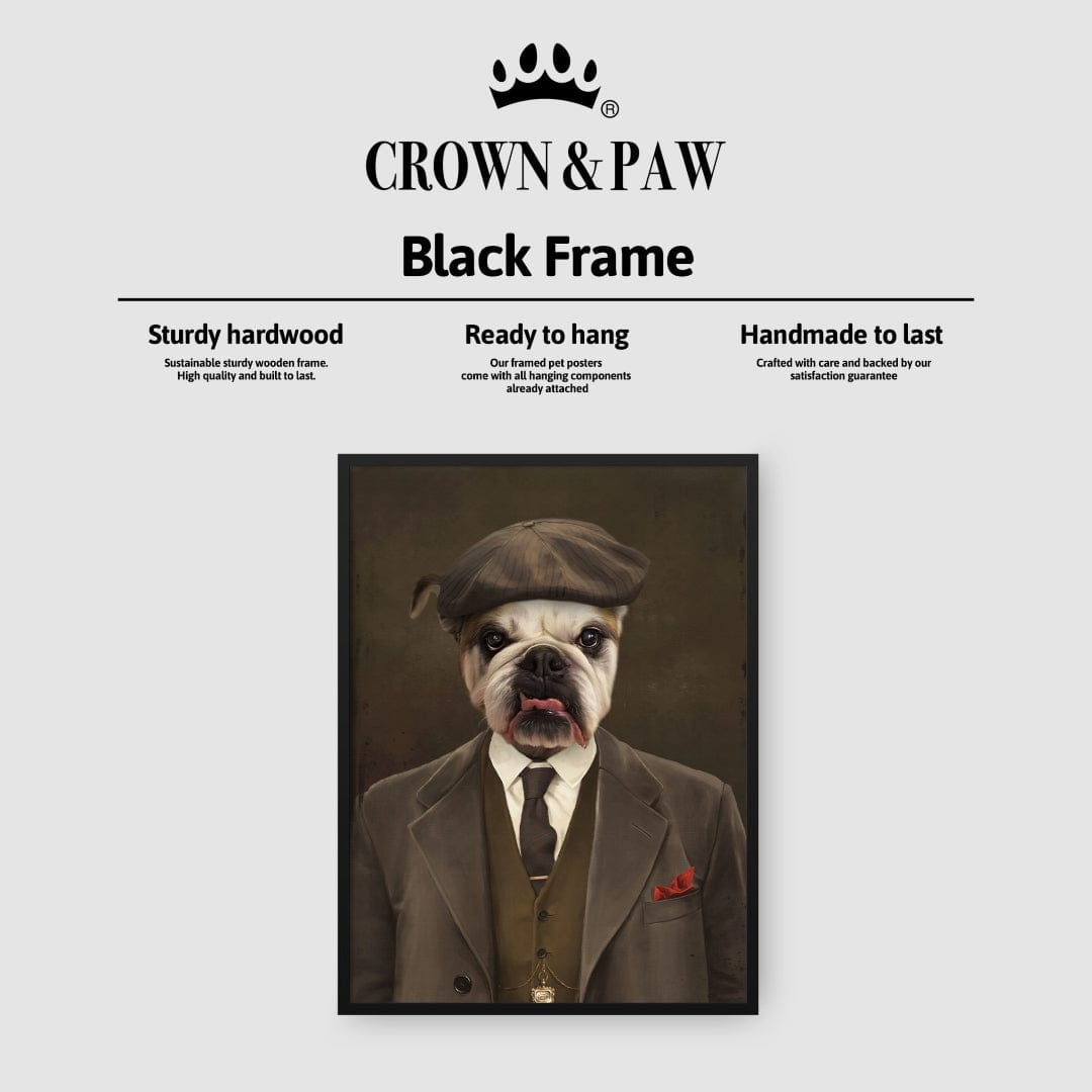 Crown and Paw - Poster The British Gangster - Custom Pet Poster