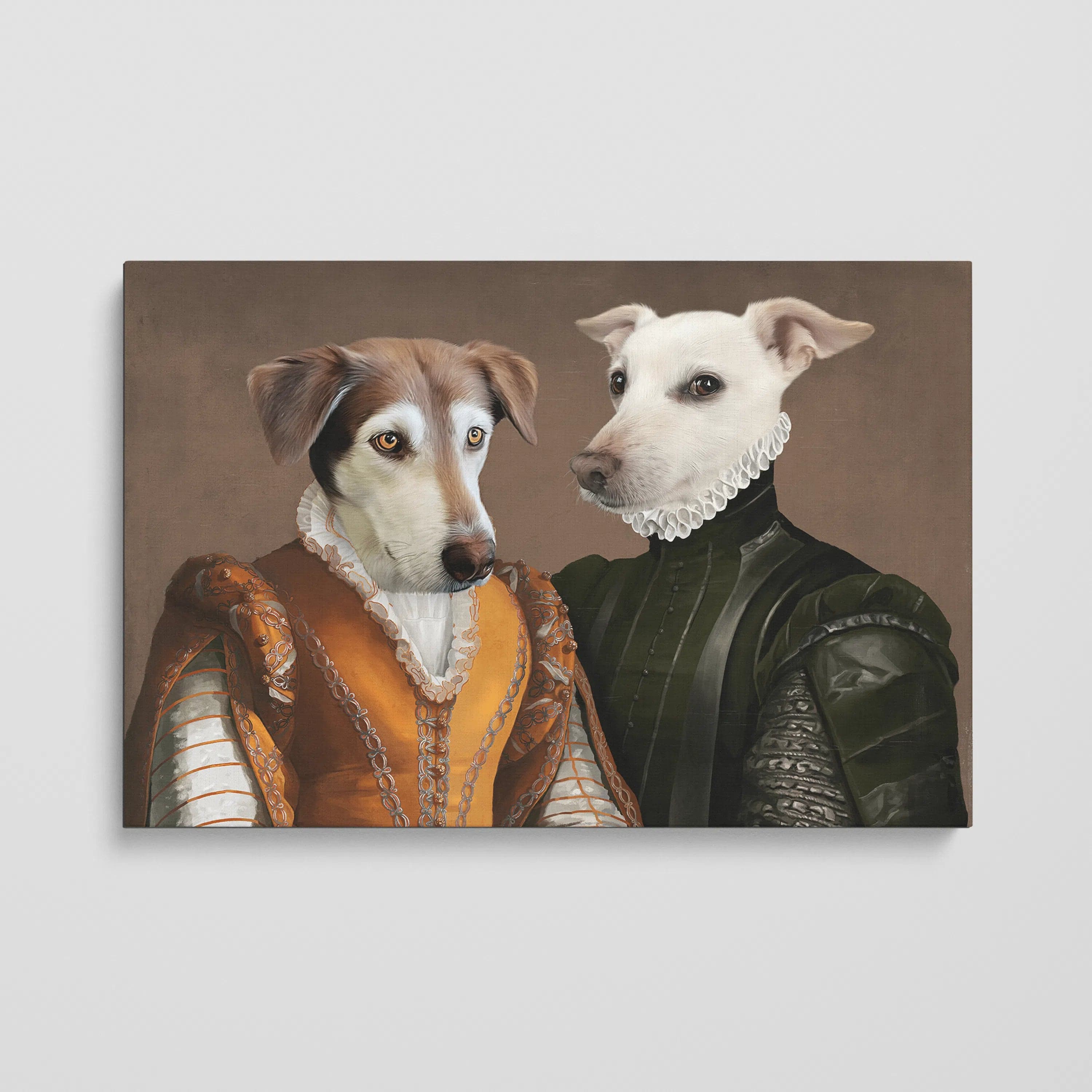Crown and Paw - Canvas The Classy Couple - Custom Pet Canvas