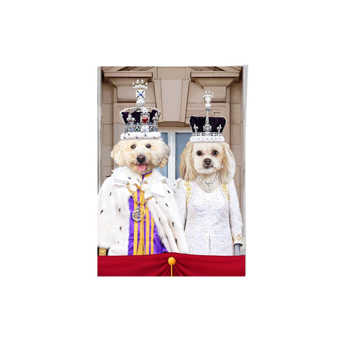 Crown and Paw - Poster The Coronation Couple - Custom Pet Poster