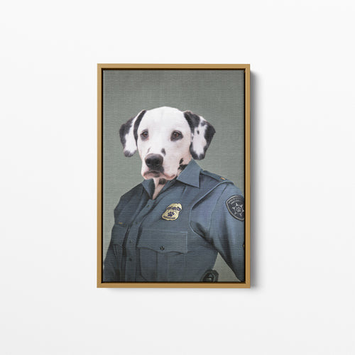 Police Officer (Female) - Custom Pet Canvas