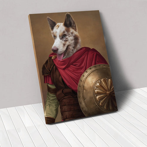 Crown and Paw - Canvas The Gladiator - Custom Pet Canvas
