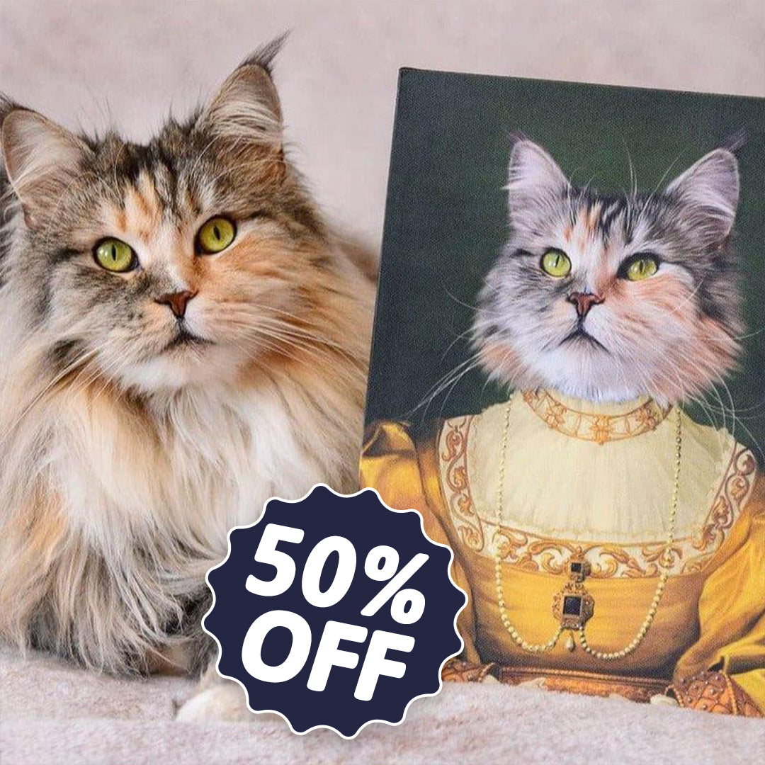 Renaissance Pet Portrait (50% Off) - Custom Canvas