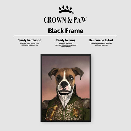 Crown and Paw - Poster The Green General - Custom Pet Poster