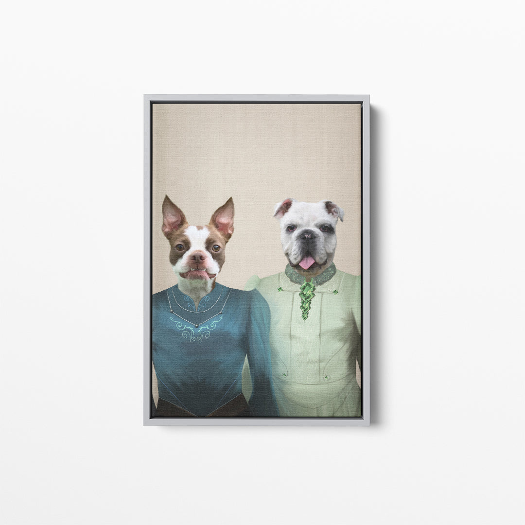 The Little Ladies - Custom Pet Canvas