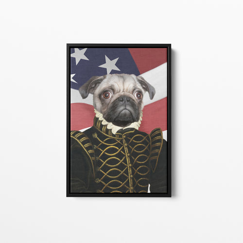 The Noble - USA Flag Edition - Custom Pet Canvas