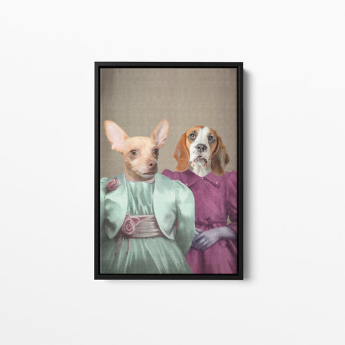 The Sisters - Custom Pet Canvas