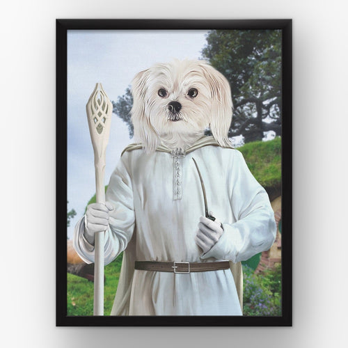 The Sorcerer (background 2) custom pet poster in a black frame