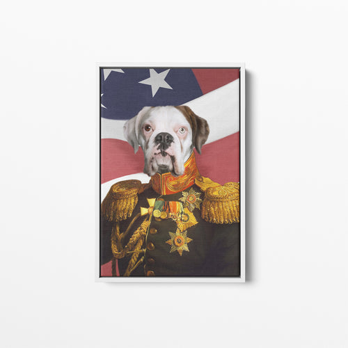 The Veteran - USA Flag Edition - Custom Pet Canvas