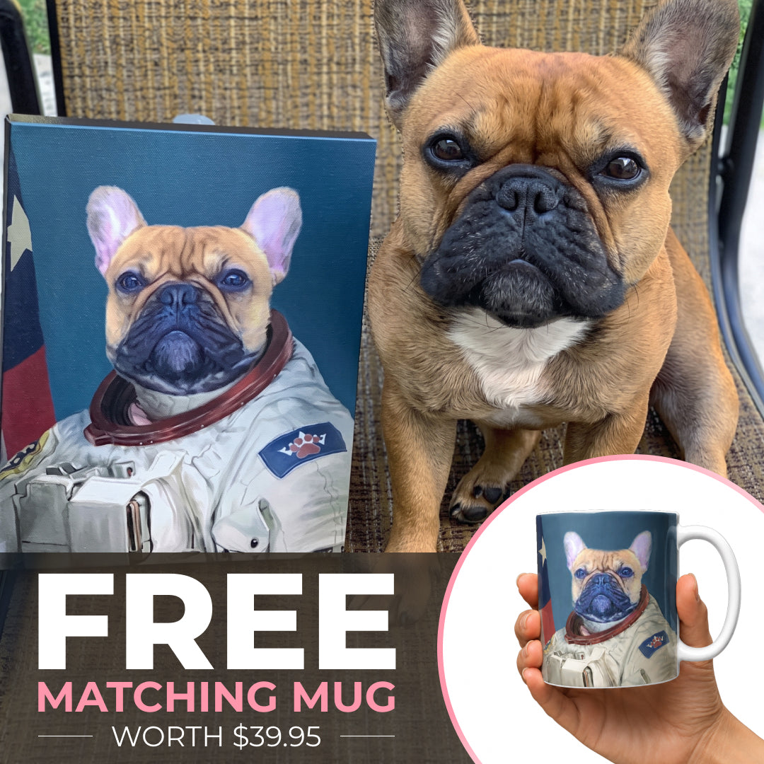 The Astronaut - Custom Pet Canvas
