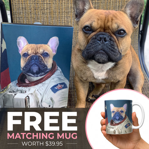 The Astronaut - Custom Pet Canvas