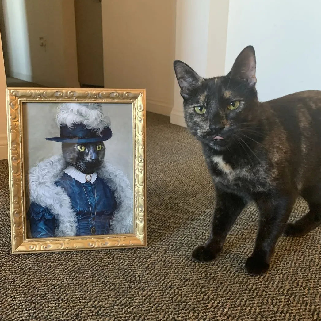 The Boa Lady - Custom Pet Poster