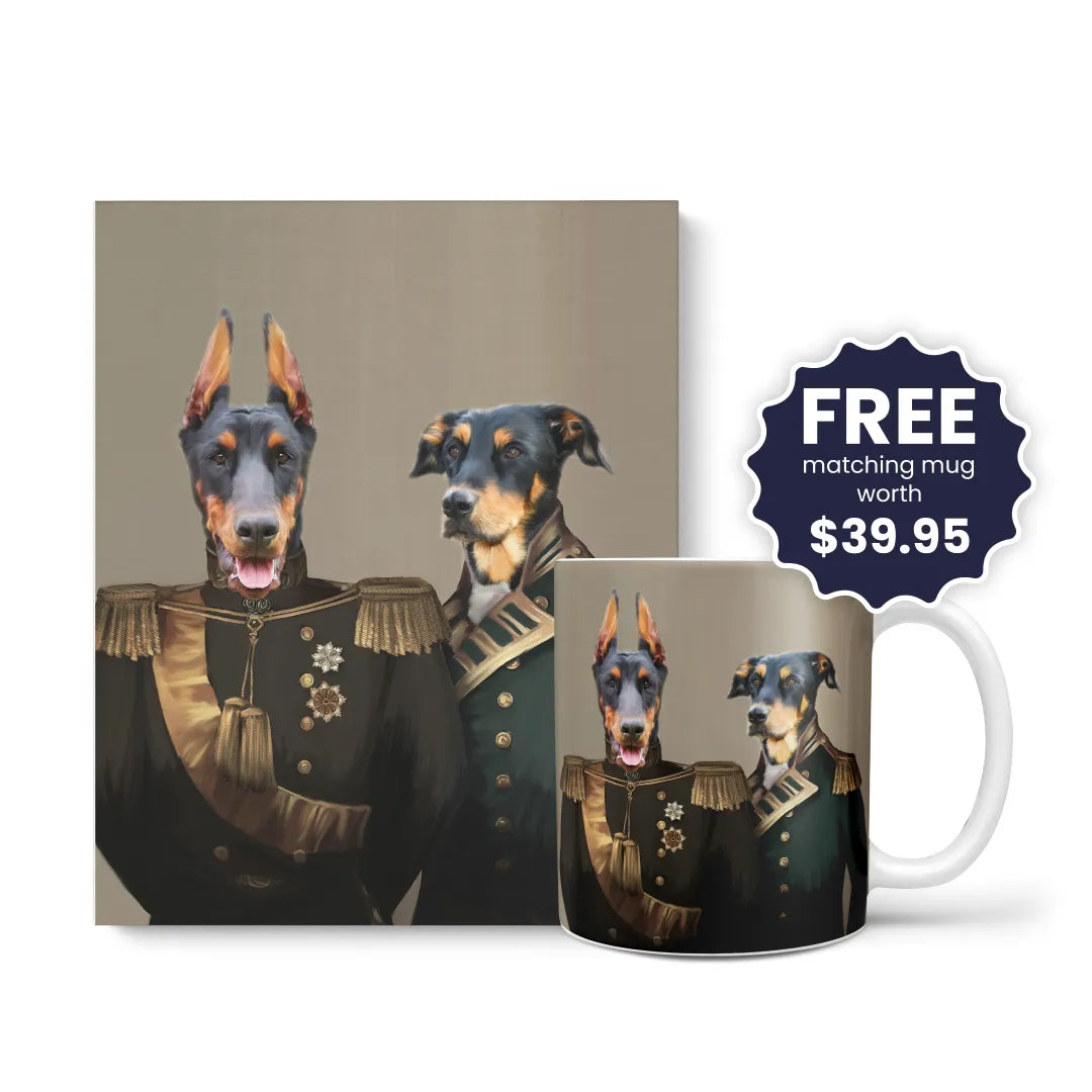 The Brothers In Arms - Custom Pet Canvas