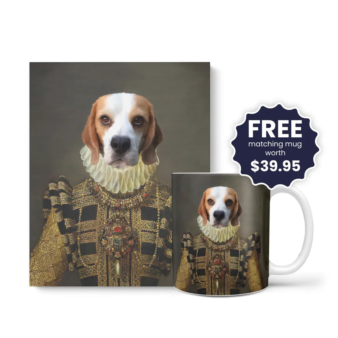 The Dame - Custom Pet Canvas