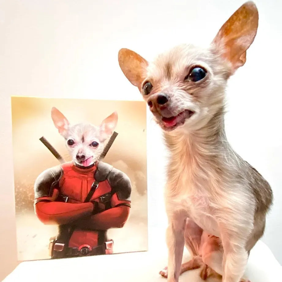 The Deadpawl - Custom Pet Canvas