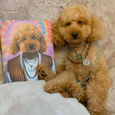The Hippie - Custom Pet Canvas