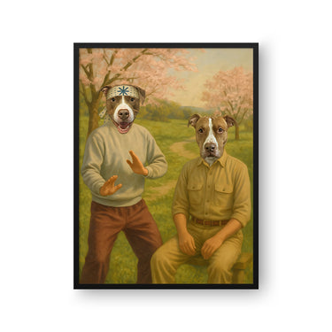 The Karate Duo - Custom Pet Poster