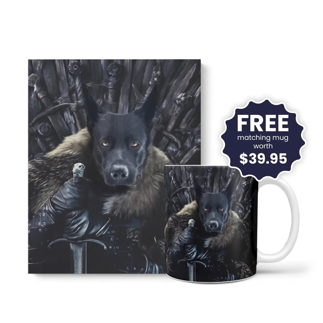 The King in the North - Custom Pet Canvas