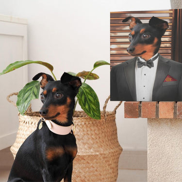 The Mobster - Custom Pet Canvas