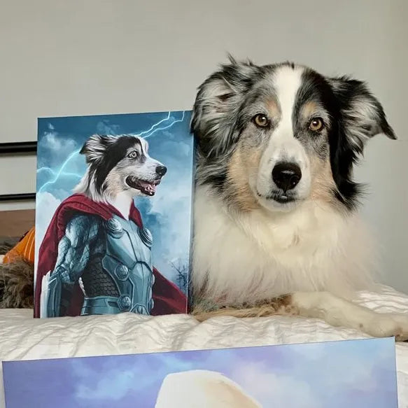 The Norse Hero - Custom Pet Canvas