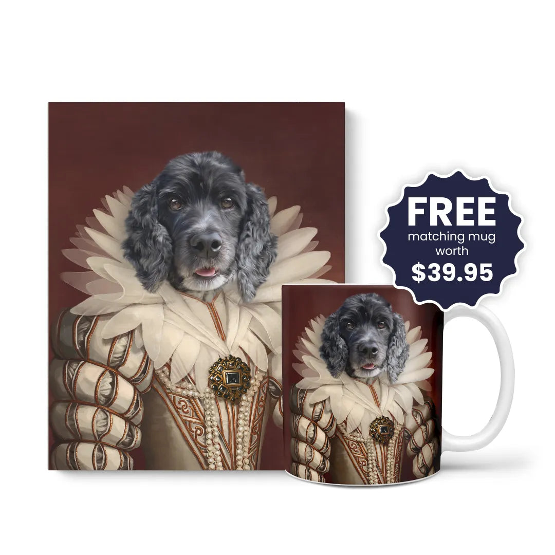 The Queen - Custom Pet Canvas