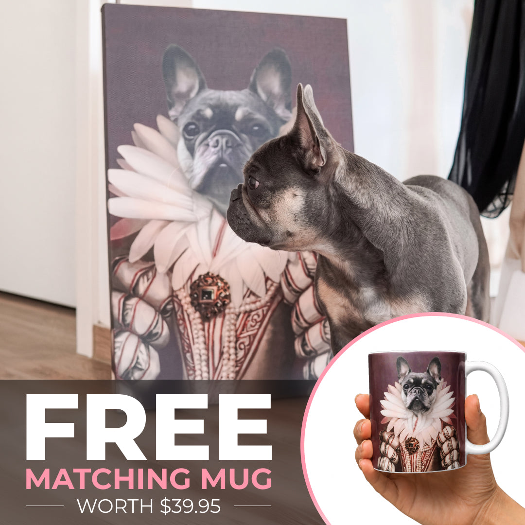 The Queen - Custom Pet Canvas