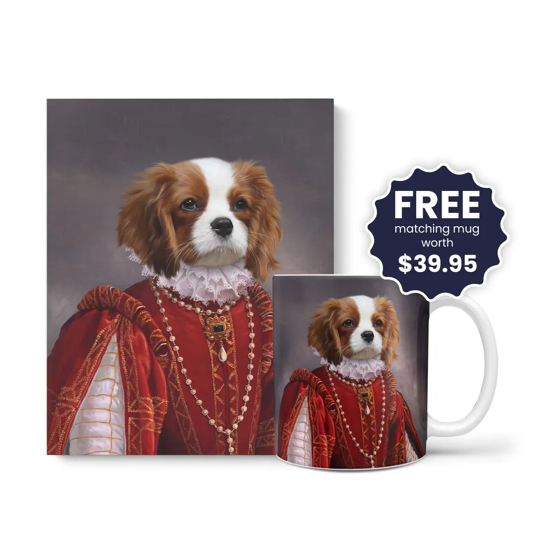 The Queen of Roses - Custom Pet Canvas