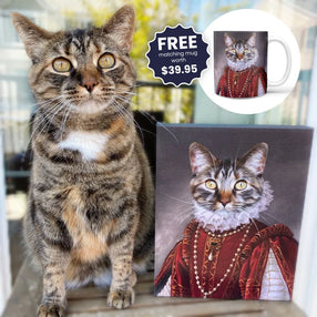 The Queen of Roses - Custom Pet Canvas