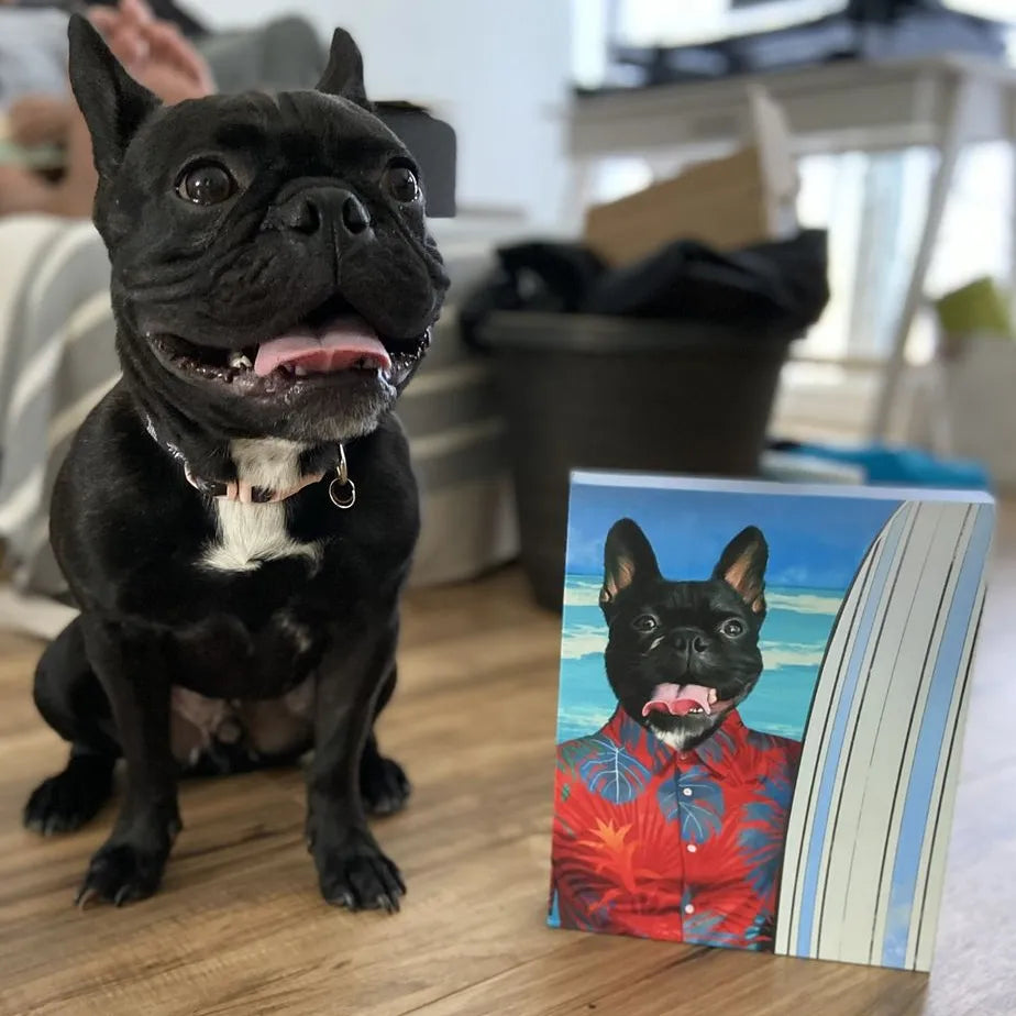 The Surfer - Custom Pet Canvas