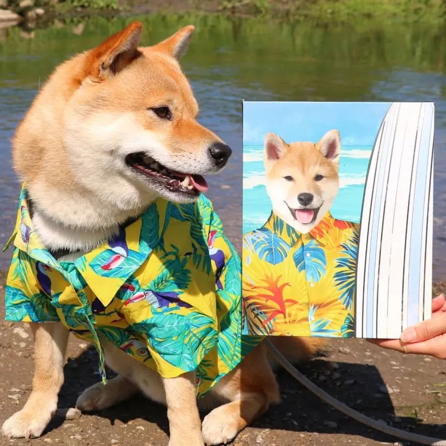 The Surfer - Custom Pet Canvas