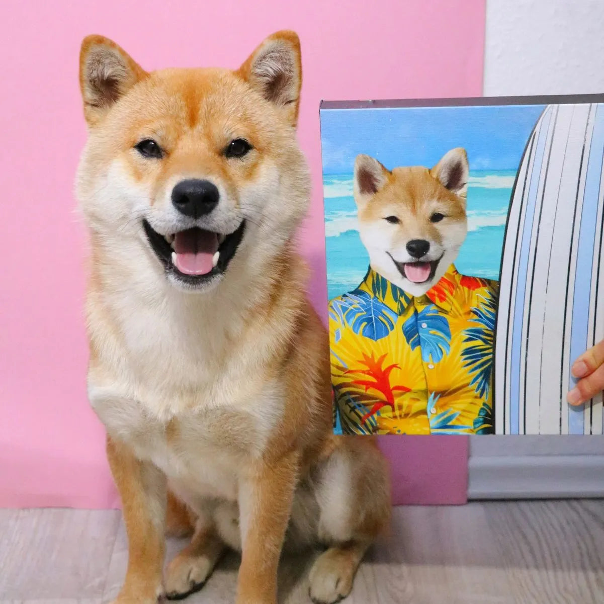 The Surfer - Custom Pet Canvas