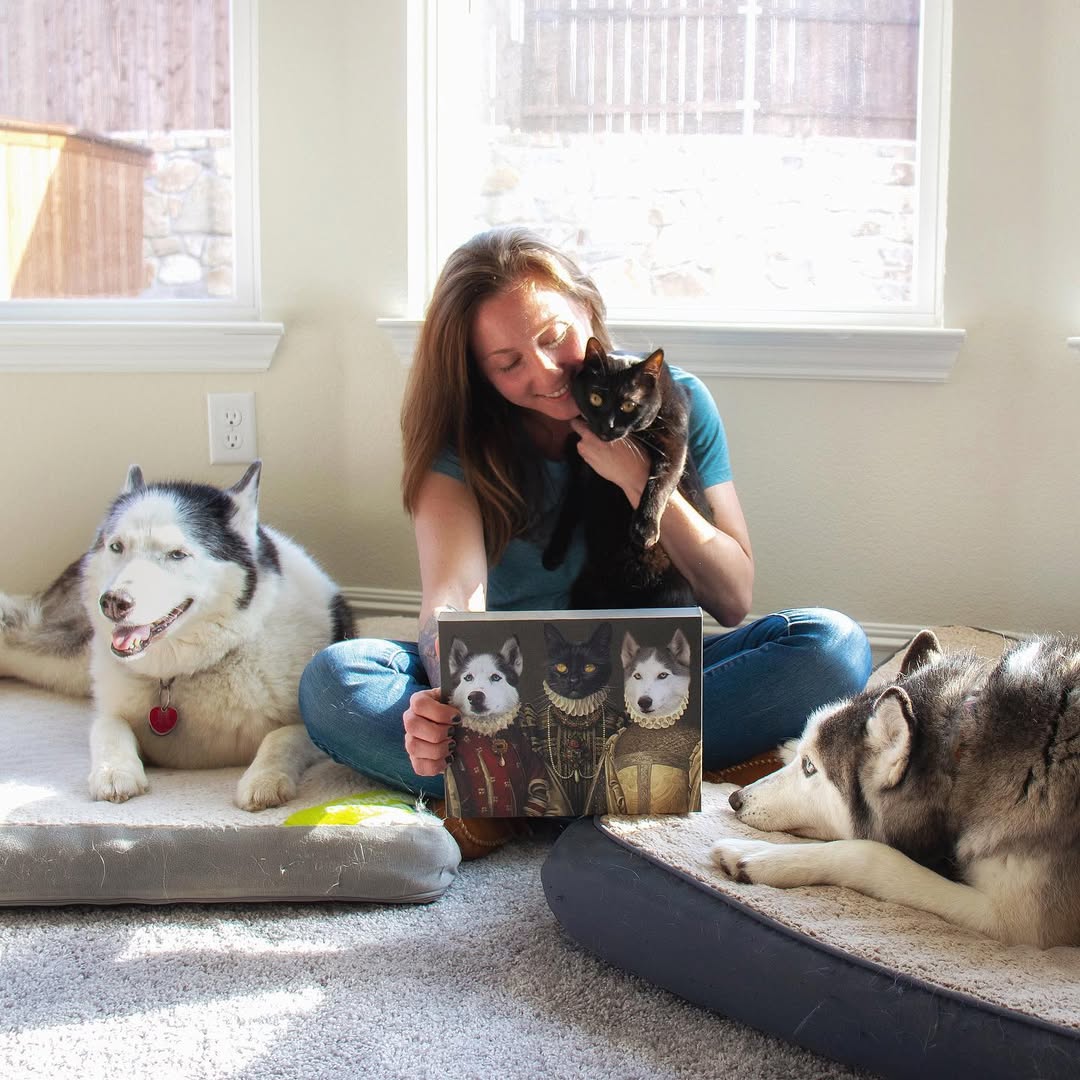 The Three Queens - Custom Pet Canvas