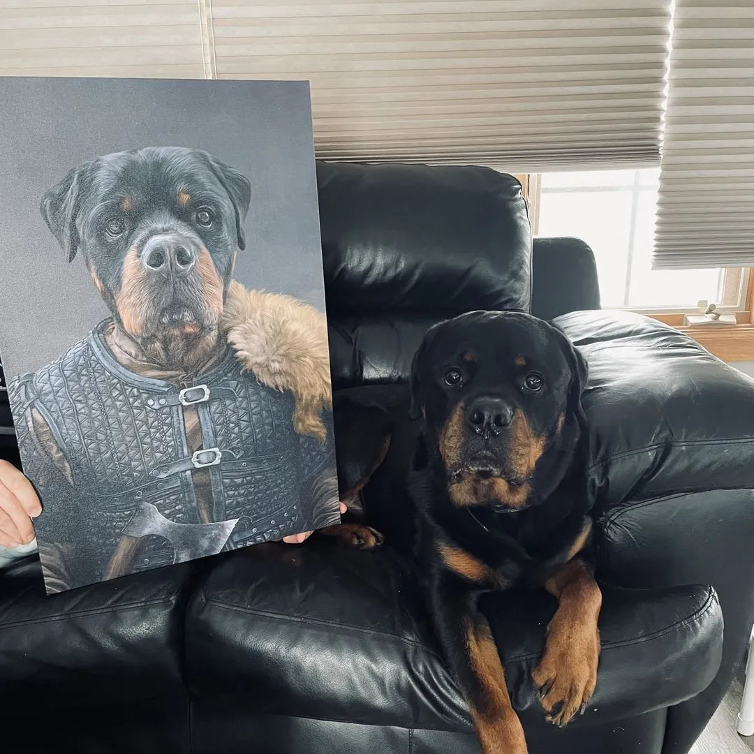 The Viking Leader - Custom Pet Canvas